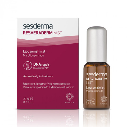 SESDERMA RESVERADERM MIST Liposomal mist – Спрей-мист антиоксидантный липосомальный, 20 мл