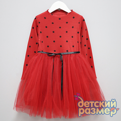 Платье в горошек (лапша) 110-122