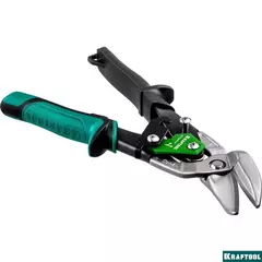 KRAFTOOL Alligator, 250 мм, левые усиленные ножницы по металлу с выносом (2328-OL)