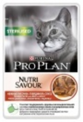 Pro Plan Sterilised - для стерилизованных кошек кусочки в соусе, с говядиной 85г.