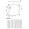 Душевой поддон 90х70 см Ideal Standard Ultraflat K240301