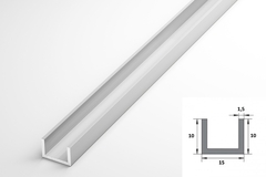 Швеллер Лука 10*15*10*1,5 Шв 03.2000.500 без окраса