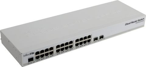 Коммутатор Cloud Router Switch Mikrotik CRS326-24G-2S+RM