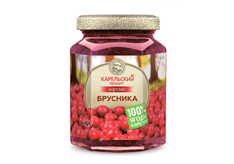 Варенье из брусники  "Карельский продукт", 320г