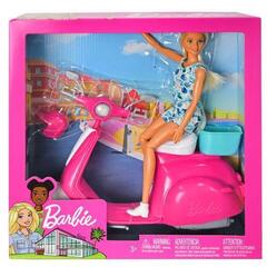 Скутер с куклой Barbie