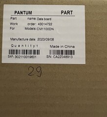 Плата управления для МФУ Pantum CM1100DN