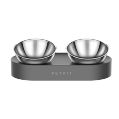 Миска двойная для кошек и собак из пищевой стали Fresh Nano Double