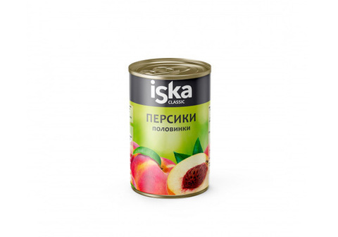 Персики половинки в сиропе Iska, 425мл