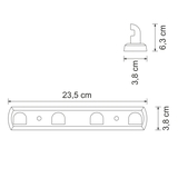 Kammel K-8374WHITE Кронштейн настенный