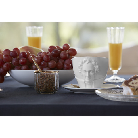 Чайная пара 260мл Talent Goethe белая