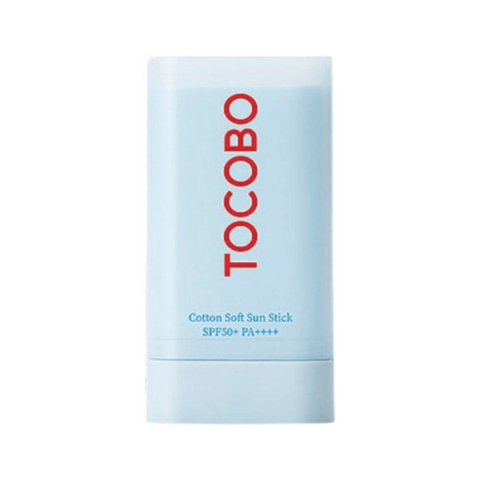 Tocobo Cotton soft sun stick SPF50+ PA++++ Крем-стик для лица себорегулирующий солнцезащитный
