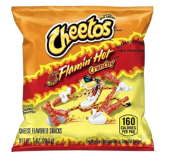 Кукурузные чипсы Cheetos Flaming Hot Crunchy со вкусом сыра