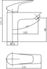 Aquanet AF330-10C AF330-10C Aquanet Static, смеситель для умывальника, хром (237441)