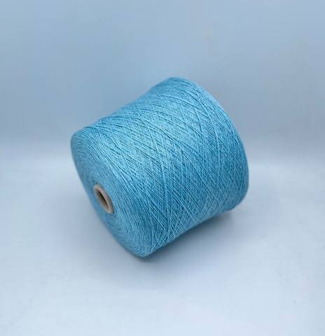 G&G Filati (пр.Италия),art-Ma vie 2/26 1300/100гр, 50%Кашемир, 50%Шелк, цвет-Голубой меланж. арт.32311