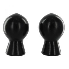 Черные присоски для сосков Size Matters Nipple Boosters - 
