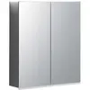 Зеркальный шкаф Geberit Option Plus с подсветкой, две двери: B=60см, H=70см, T=17.2см, Тип штекера=CEE 7/16, с зеркальным покрытием снаружи, с зеркальным покрытием внутри и снаружи