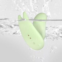 Зеленый вибратор Magic Motion Umi - 9,5 см. - 