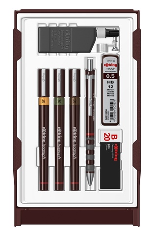 Набор изографов Rotring College Set, 0,20 mm / 0,30 mm / 0,50 mm (S0699370)