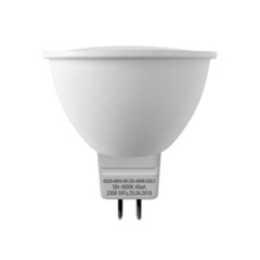 Лампа светодиодная рефлекторная Sweko 42LED-MR16-5W-230-4000K-GU5,3 (Холодный свет)