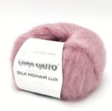 Пряжа Lana Gatto Silk Mohair Lux 14393 розовое дерево