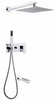 Abber AF8217 Душевая система ABBER Daheim AF8217 скрытого монтажа с изливом, хром