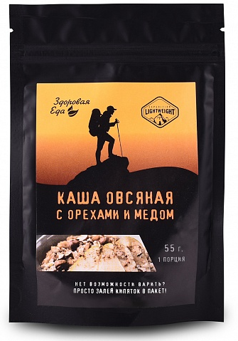 

КАША ОВСЯНАЯ С ОРЕХАМИ И МЕДОМ (55 г)