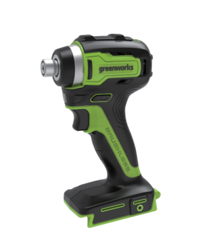 Гайковерт ударный аккумуляторный Greenworks G24IW200 Арт. 3803607, 24V, 200 Нм, бесщеточный, без АКБ и ЗУ