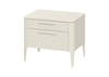 Тумба прикроватная Type 2 ящика ширина 60 см (молочный)