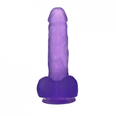 Фаллоимитатор - Crystal Dildo Medium Lovetoy (17*3.5) фиолетовый