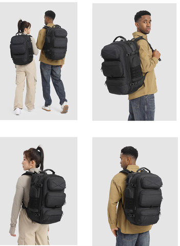 Картинка рюкзак городской Ozuko 9842 Black - 18