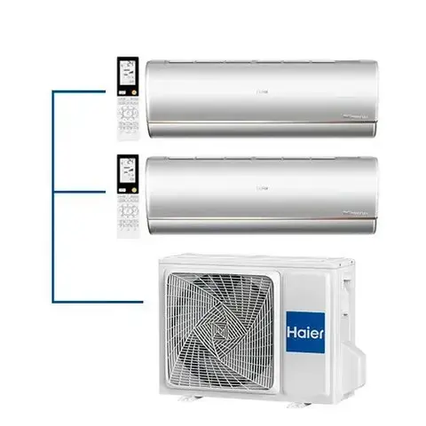 Мульти сплит-система Haier 2 х AS25S2SJ2FA-S / 2U50S2SM1FA-3 на 2 комнаты 25+25 м2