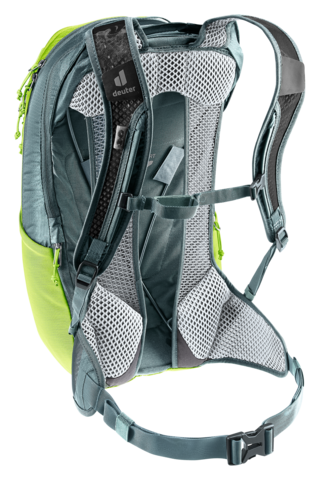 Картинка рюкзак велосипедный Deuter Race Air 14+3 Citrus/Graphite - 4