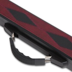 Кейс Fortuna Montana 1x1 черный/бордовый