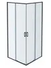 Aquatek AQ ARI KV 08020GM AQ ARI KV 08020GM Душевой уголок квадратный, двери раздвижные 800x800x2000 профиль оружейная сталь, стекло прозрачное