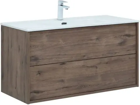 Aquanet 298567 Тумба с раковиной Lino 100 (Flat) Дуб Веллингтон (298567)