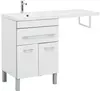 Aquanet 239947 Тумба с раковиной Верона 120 L напольная 1 ящ. 2 дв. цв.белый (239947)