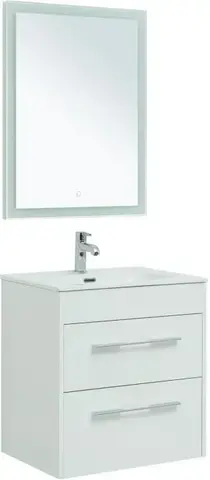 Aquanet 281158 Набор мебели Августа 60 (Flat) цв.белый глянец (281158)