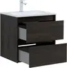 Aquanet 287894 Компл.2 - Тумба Nova Lite 60 2 ящ. цв. дуб черный (287894)