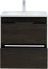 Aquanet 287894 Компл.2 - Тумба Nova Lite 60 2 ящ. цв. дуб черный (287894)