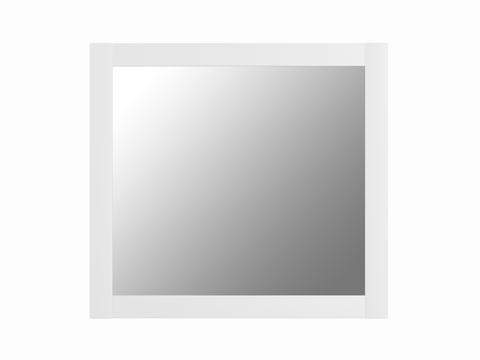 Зеркало СИРИУС навесное 78*78 белое RU 