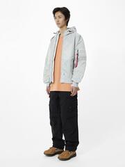 Бомбер Alpha Industries L-2B Hooded Gen II Light Grey (Серый)
