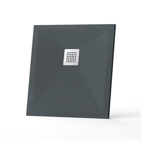 RGW 14152099-02-11 Душевой поддон 90*90*2,5 STONE TRAY Графит/Квадрат ? 90 мм Каменный