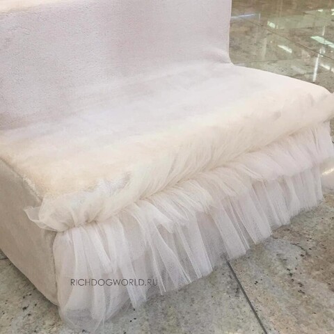 1687 DB Ступеньки "Елизавета" / лесенка для собак/кошек, бежевая "Elizabeth"