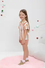 шорты  для девочки  КР 400692/пробковое дерево к484