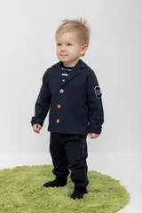 брюки  для мальчика  КР 400659/индиго к448