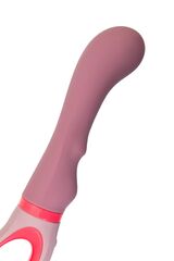 Розовый вибратор для G-стимуляции Rose - 19 см. - 