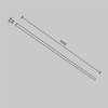 Комплектующие для систем освещения с токоведущими элементами Maytoni Accessories for system axity CA001-L1000-BS