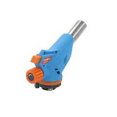 73-0-009 Горелка газовая на баллон, сопло 19 х 60 мм, пьезоподжиг, расход 80 г/ч, работа 360°, ABS (РемоКолор)