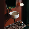 ArtCeram WONDER WNL004 01 34 Раковина накладная/подвесная 48х44 см, с 1 отв под смеситель, цвет белый + покр SANIGLAZE