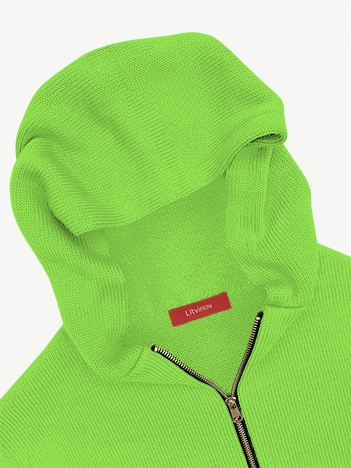 Толстовка на замке из экохлопка